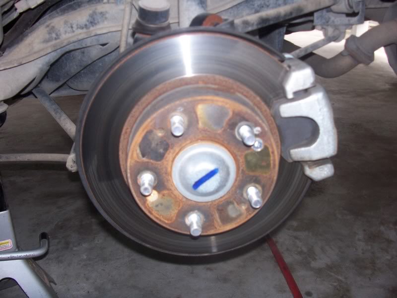 Change rear brake rotors 2001 honda accord #3